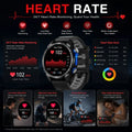 HD350 Pro Men Smart Watch AMOLDE GPS Track Offline Map 4GB Memory Recorder Flashlight Outdoor Sport Barometer Altitude Compass