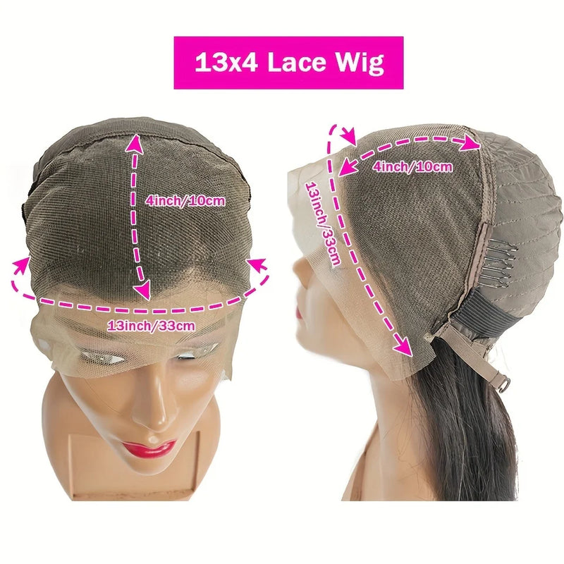 Straight Pixie Cut Wig Transparent Lace Brazilia Human Hair 13×4 Human Hair Wigs Short Bob Wig Lace Wig For Woman