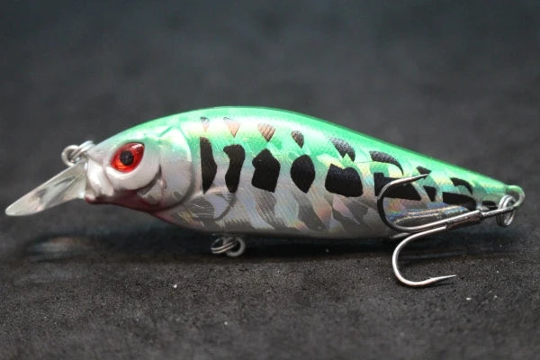 wLure Crankbait Fishing Lure 13g 9cm Medium Size 1-2 Meter Depth 3D Hard Vivid Eyes Tight Wobbler and High Frequent Action C735