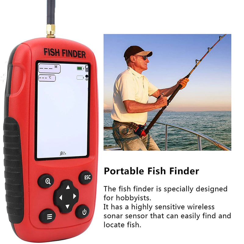 Sonar Fish Finder Rechargeable Wireless Sensor Fishing | SAMAG