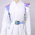 Laser Y2K PVC Harness Belt Adjustable Trendy Transparent Wait Belt For Women Hip Hop Suspenders Musical Festival Costume