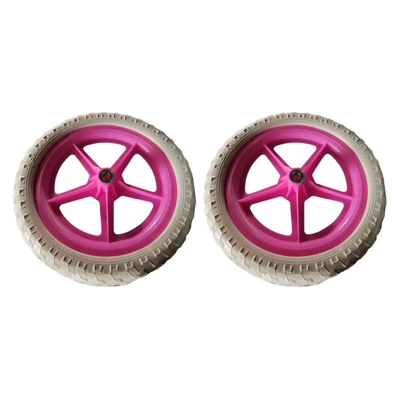 1 Pair Balance Bike Replacement Wheels Noise Reduction Bike Wheels for Outdoors Sports Cycling Replacement Accessories