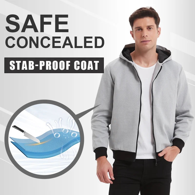 2022 Anti-stab Military Tactical Safe Jacket Bodyguard Police Businessman Outdoor invisible Self-defense fashion Casual Coat