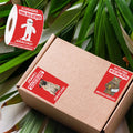 200 PCS Spanish Funny Fragile Stickers - 4 Designs - 3x2 Inch Adhesive Labels for Shipping, Moving, Glass, Boxes