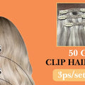 Full Shine Clip in Hair Extensions Human Hair Clip Balayage 7pcs 120g Double Weft Hair Extensions Human Hair For Woman