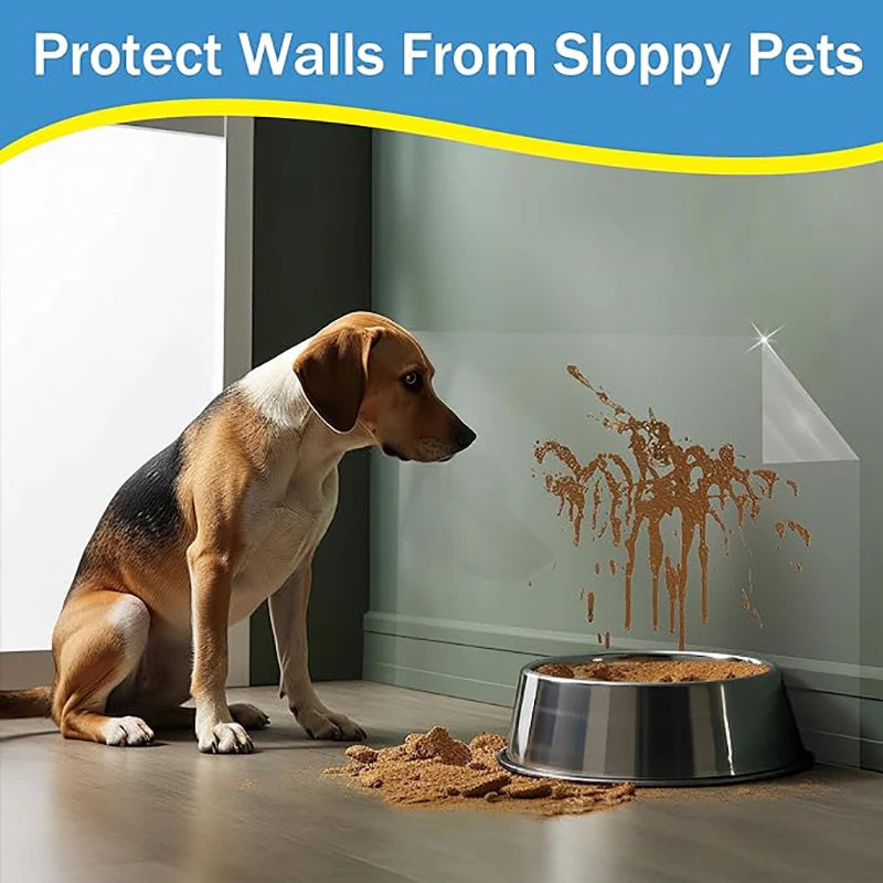 1 Roll of Transparent Waterproof Anti Fouling Electrostatic Adsorption Wall Sticker for Kitchen Living Room and Household Use