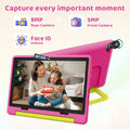 BUFO KT1028 10.1 Inch Kids Tablet A333 Five Core 20GB(3+17G) RAM 64GB ROM Android 16 1280*800 HD LCD Eye Protection Screen 5000mAh Battery Parental Control Dual Camera TF Card Up to 1TB Children Tablet PC