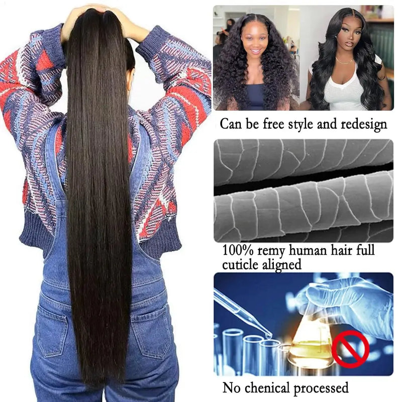 Wholesale 26 28 30 Inch Long Length Hair  Bundles Extensions Deal  Virgin Hair Body Wave Pure Black Tight Practical Hair Bundles For Weaving