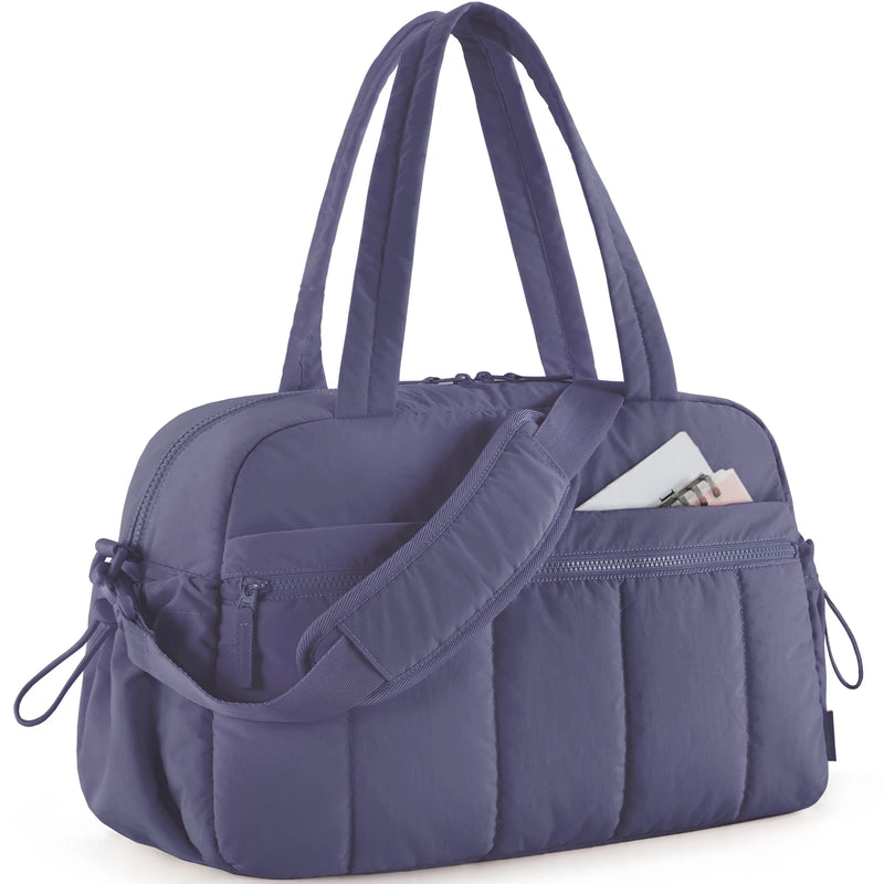 BAGSMART Travel Duffel Bag Gym Bag for Women with Wet Pocket Carry on Weekender Shoulder Boston bag Waterproof Beach bags