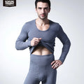 52025 Men’s & Women’s Thermal Underwear – High-Waist, Fleece-Lined, Soft Cotton Long Johns in Light Colours, Warm & Comfortable