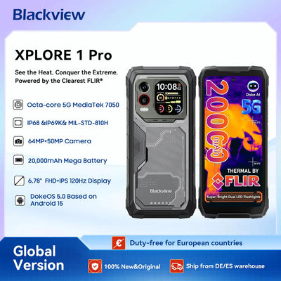 Blackview XPLORE 1 Pro 5G Thermal lmaging Rugged Phone w | SAMAG