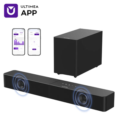 ULTIMEA 2.1ch SoundBar for Smart TV, 5.25" Wireless | SAMAG