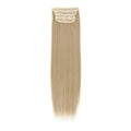 Straight High Temperature Fiber 11 Clips Ins Hair Extensions 24 Inch Orange Brown Synthetic Hair Daily Use Hair Pieces For Women