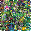 50pcs Leaves Stickers For Water Bottles, Vinyl Waterproof Stickers For Laptop, Skateboard, Computer For Teens Kids Girls Adults