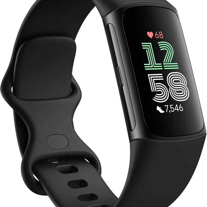 Fitbit Charge 6 Smart Fitness Tracker with ECG,Heart Rate,SpO2,GPS,Sleep Stress Monitor, Waterproof Watch for Running & Swimming