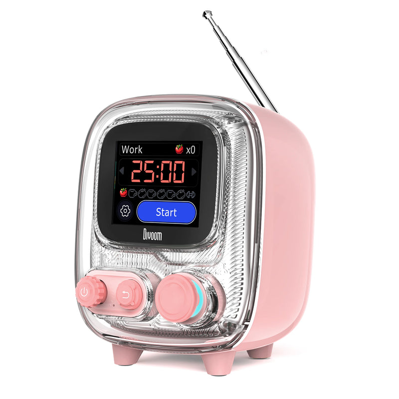 Divoom T-tiivoo-2 Mini Retro White Noise Bluetooth Speaker Portable Vintage Sleep Aid Bluetooth Speaker High Quality Subwoofer