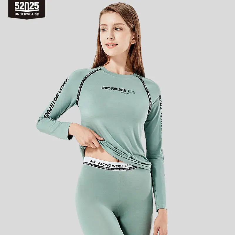 52025 Premium Cotton Modal Thermal Underwear – Ultra-Soft Lightweight Base Layer, Breathable Second-Skin Comfort and Modern Fit