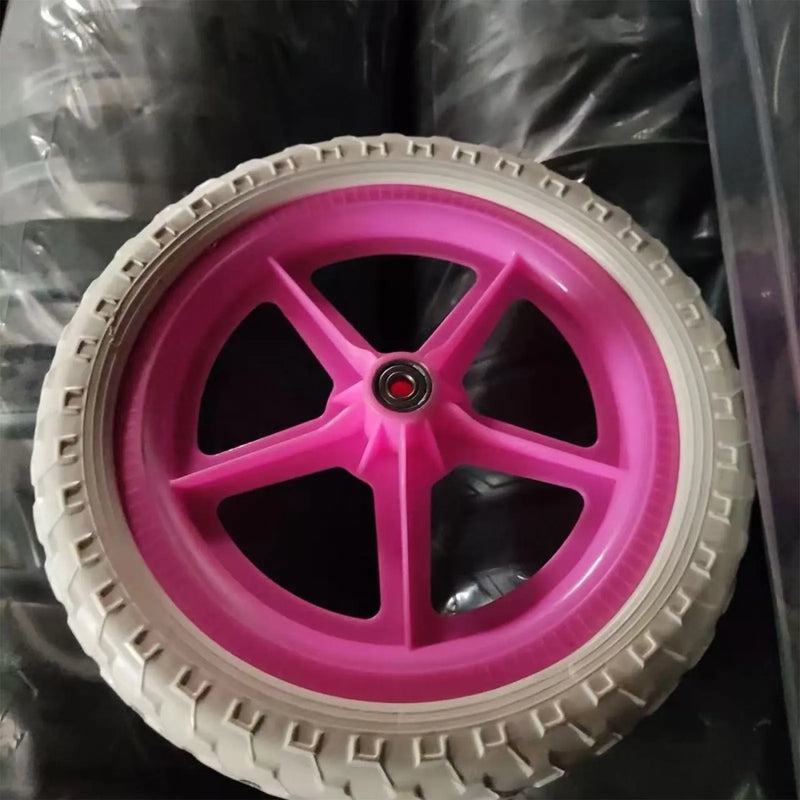 1 Pair Balance Bike Replacement Wheels Noise Reduction Bike Wheels for Outdoors Sports Cycling Replacement Accessories