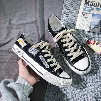Summer Breathable Casual Low-Top Canvas Men's Shoes | SAMAG