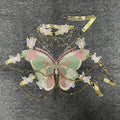 Women's Butterfly Embroidered Top Crystal Chain - View 9 | SAMAG