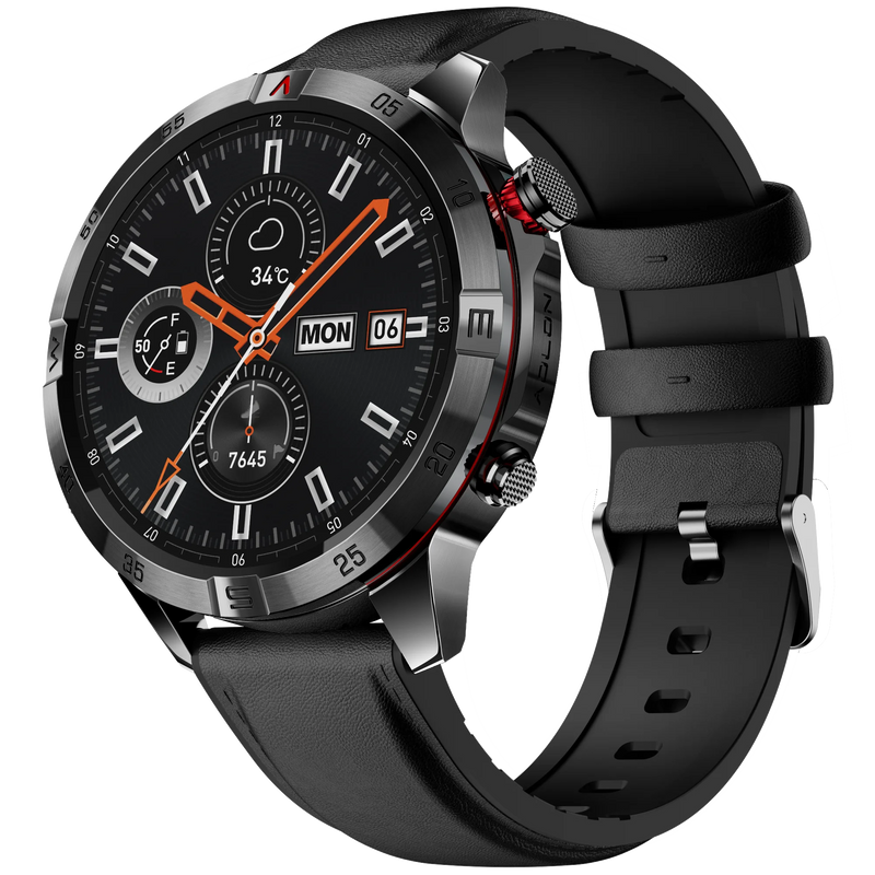 Aolon GT6 PRO Military Smart Watch Compass Flashlight AMOLED Bluetooth Call Smartwatch 1ATM Waterproof For Outdoor Double Strap