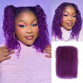 QVR Afro Kinky Bulk Hair No Attachment 50g Afro Curly Bulk 100% Human Hair Unprocessed Virgin Remy Braiding Hair for Dreadlocks