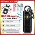 Hollarm Personal Safety Siren Alarm 130dB Siren Strobe Self Defense Alarm for Women, Kids, Elderly Anti Robbery Call for Help