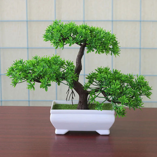 Bonsai Small Tree Pot Artificial Plants Fake Plant Flowers Potted
