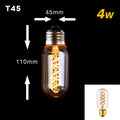 Retro Dimmable LED Edison Bulb E27 3W Gold Spiral Filament ST64 G125 Ampoule LED Lamp Incandescent Chandelier Decorative Lightin