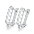 1 Pair Gold Plated  Earring Hooks Components Accessories Supplies For Woman DIY  Handmade Making Findings Jewelry  Wholesale