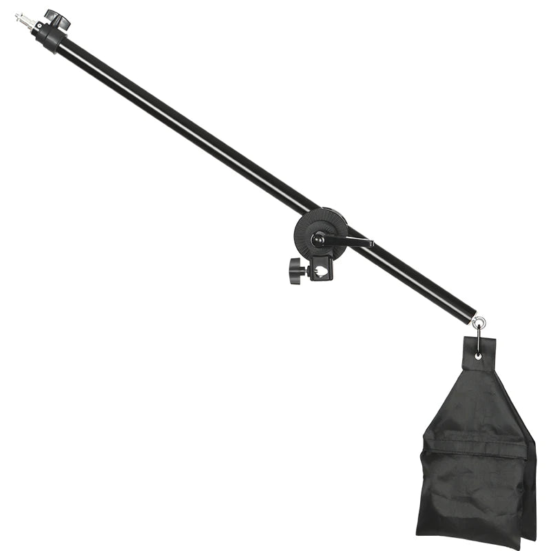 Photo Studio Kit Tripod Light Stand Cross Arm With Weight Bag Photo Studio Accessories Extension Rod 53 -133CM Backdrop Stand