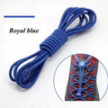 1 Pair 22 Colors Elastic Hiking Shoelaces Round Locking No Tie Shoe Laces Kids Adult Quick Lazy Laces Rubber Sneakers Shoelace