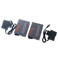 1 Pair HTB-GS-03 A/B Gigabit Fiber Optical Media Converter 1000Mbps Single Mode Single Fiber SC Port 20KM External Power Supply