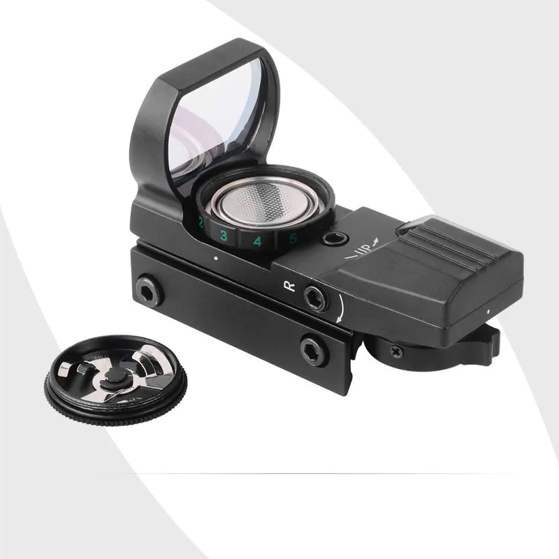 Hot 20mm Rail Riflescope Hunting Optics Holographic Red Dot Sight Reflex 4 Reticle Scope Collimator Sight