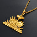 Anniyo Haiti Pendant and Necklace for Women/Girls,Ayiti Items Jewelry of Haiti @068506