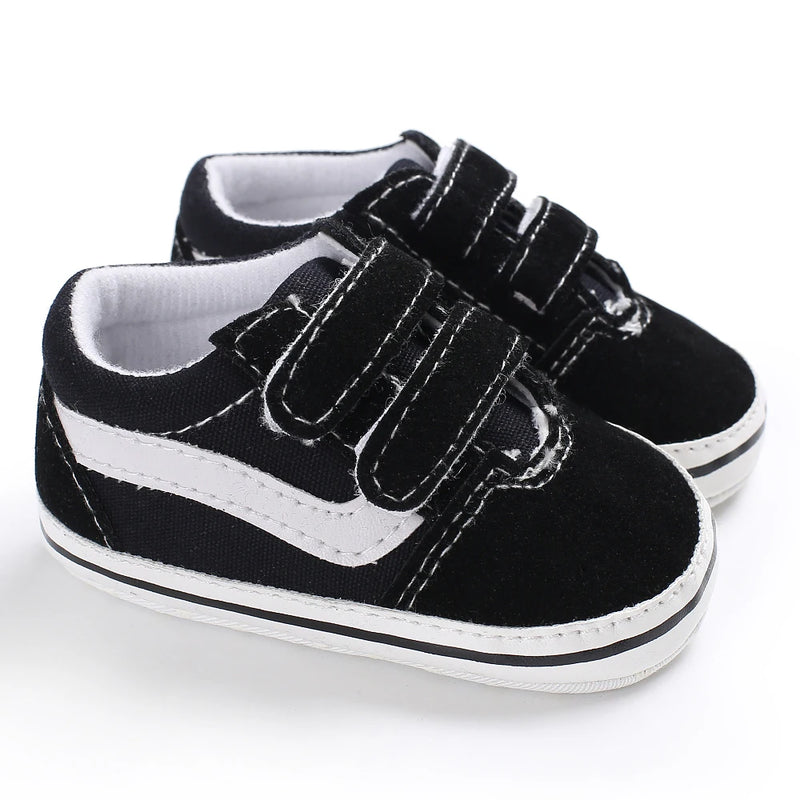 Canvas Sneakers Baby Boy Girl Shoes First Walkers Infant Toddler Anti-Slip Soft Sole Classical Newborn Baby Shoes 0-18 Month