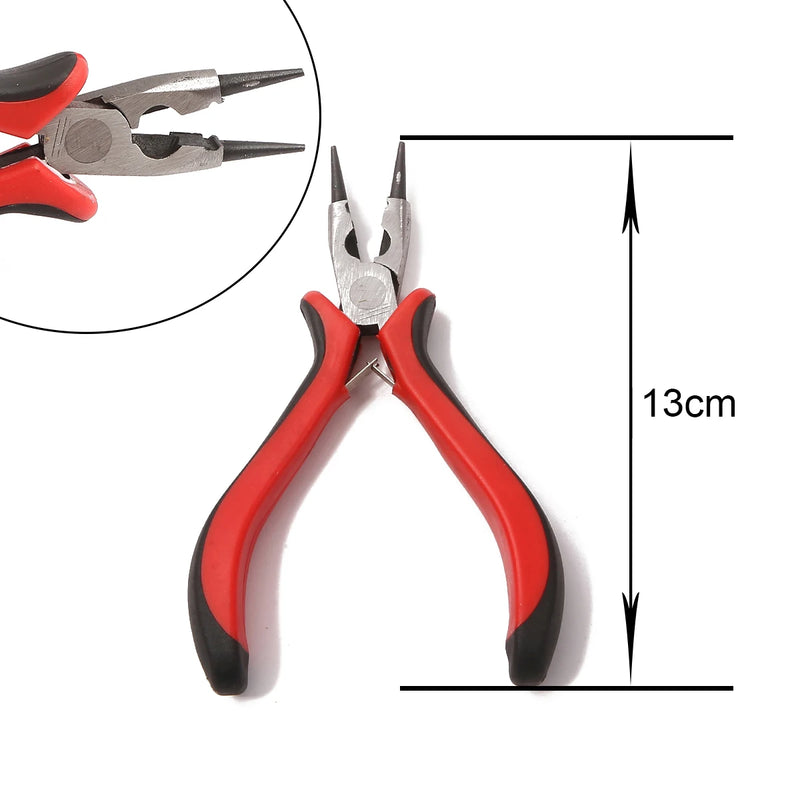 1 - 3Pcs/Set Jewelry Making Pliers Set Stainless Steel Needle Nose Hand Tool Black 11 - 13cm - Visuel 15 | SAMAG