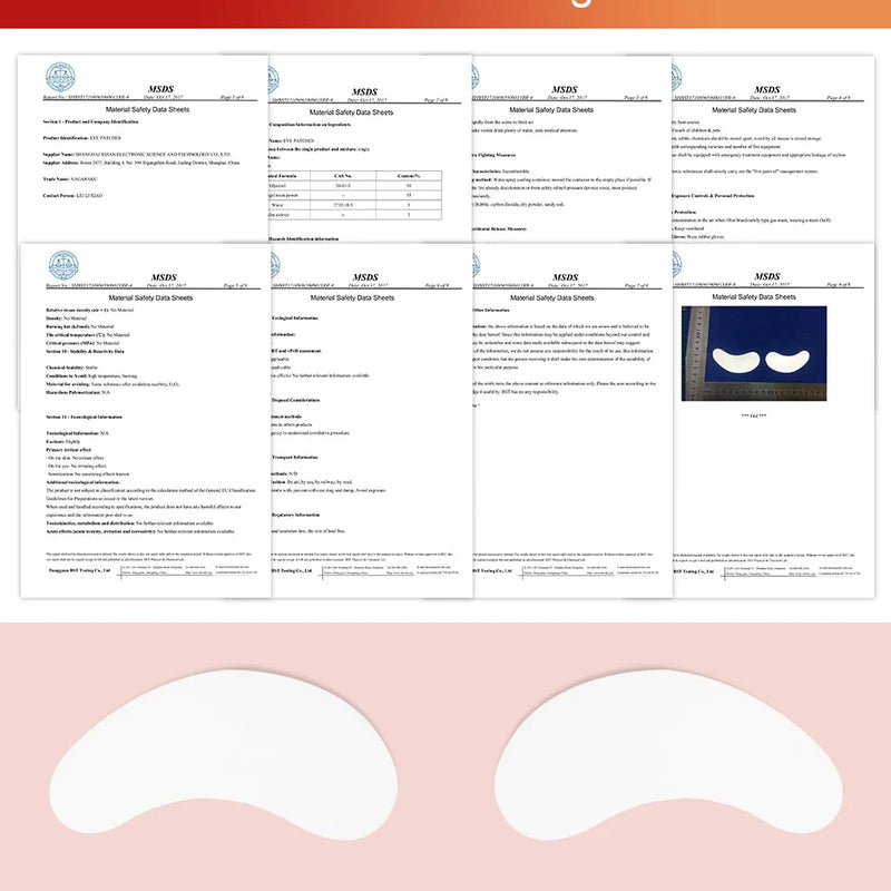 NAGARAKU New Patches Eyelash Under Eye Pads Lash Eyelash Extension  Patches Eye Tips Sticker Wraps Makeup tools
