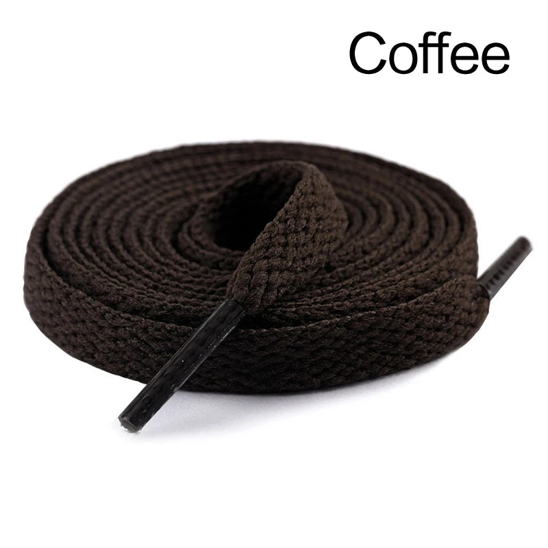 29 colors 1 Pair Shoelace Flat Popular Sports Shoes Laces Casual Canvas Unisex Polyester Shoelaces Shoelace Length 80 100 120 CM
