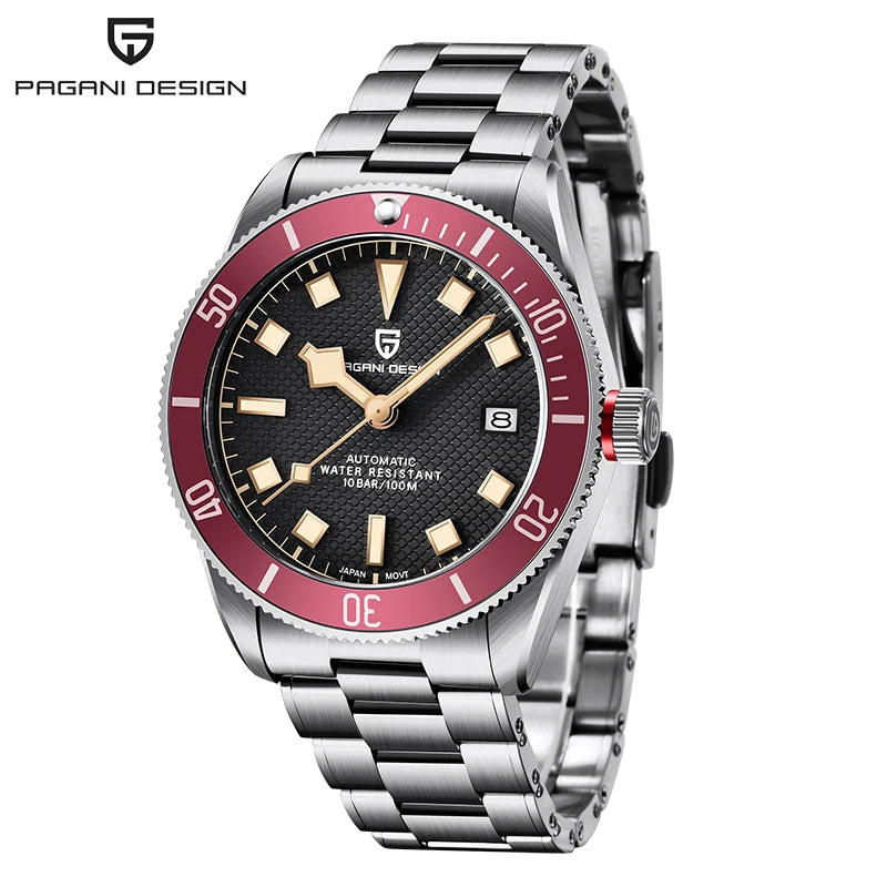 2025 New PAGANI DESIGN V2 Retro Men's Mechanical Watches NH35 Automatic Watch For Man Luxury AR Sapphire Mirror Luminous Clock