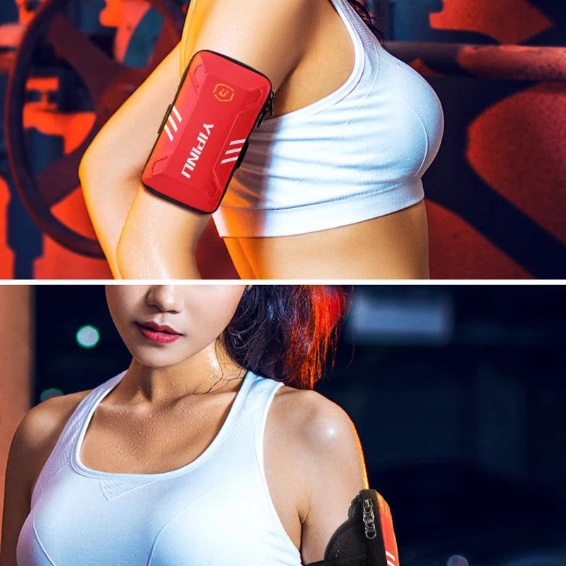 Cell Phone Case Sport Run Armband Waterproof Jogging Bag for iPhone Samsung Running Accessories Arm Bag Bracelet Athletic Pouch