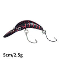 Mini Minnow Wobblers Triangle Hooks Fish Popper Bass | SAMAG