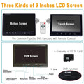 9" DVR 20/30/50/100M HD Screen SYANSPAN Pipe Inspection Camera,7mm Diameter IP68 Drain Sewer Pipeline Video Industrial Endoscope