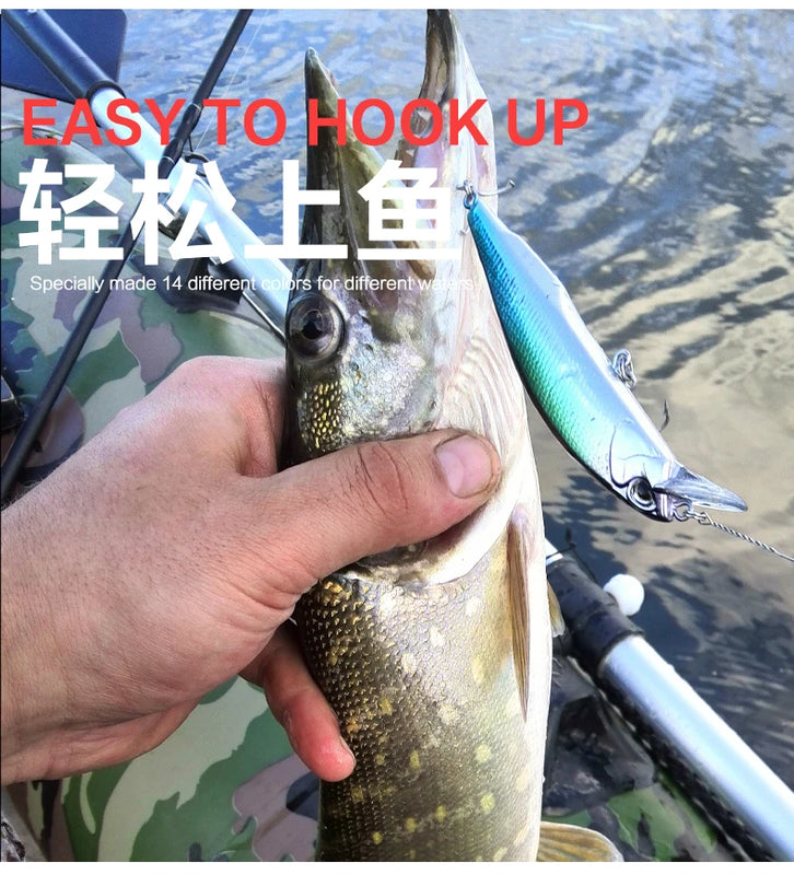 Bearking  10cm 15g  hot model fishing lures hard bait 14color for choose minnow quality professional minnow depth0.8-1.5m