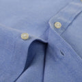 S~6XL Cotton Oxford Shirt For Men's Long Sleeve Plaid | SAMAG