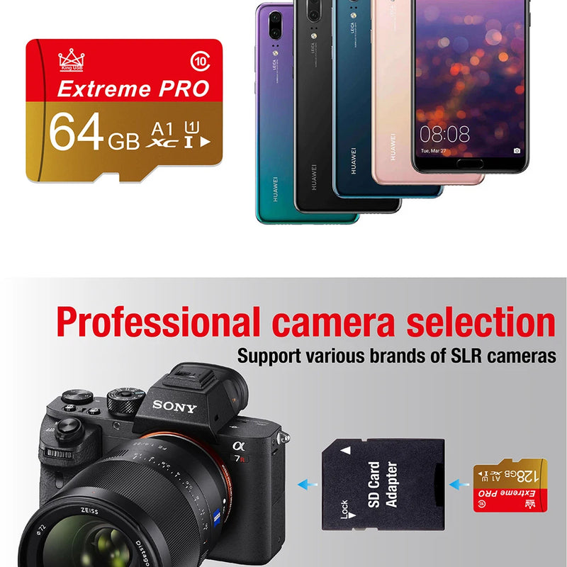 Memory Card 16GB 32GB Mini SD Card 64GB 128GB 256GB MiniSD Max Uitra C10 TF card cartao de memoria for Mobile Phone Monitoring