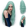 MSIWIGS 70CM Long Pink Wavy Wigs Cosplay Lolita Synthetic Women' s Blonde Wig 29 Colors Heat Resistant Hair