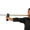 Slingshot Archery Sticking Slingshot Bow Outdoor Wrist Rest-Free Tied Allergic Bow Outdoor Competitive Bow and Arrow Crossbow