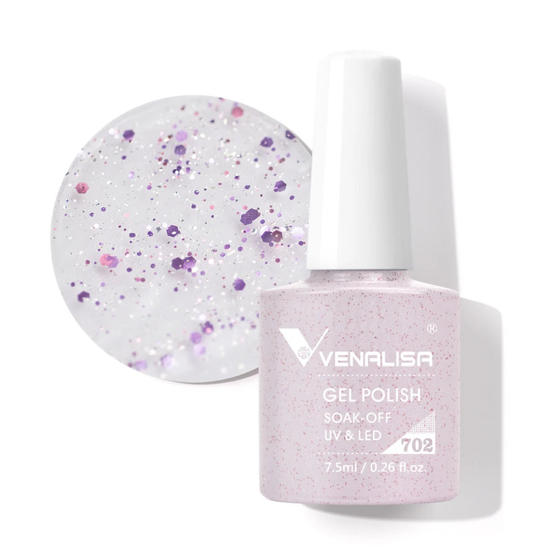 VENALISA Non Cleansing Topcoat Nail Art 7.5ml Soak off Base Coat Foundation No Wipe Top Coat Nail Gel Funny Bunny Gel Varnish