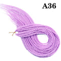 AZIR Senegalese Twist Hair Crochet Braids 24 inch 30 Roots/pack Synthetic Crochet Hair Senegalese Braids Twist Hair for Braids